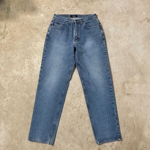 Vintage Ikeda Jeans Blue Men’s Size 33 Made in Canada Zip Fly Straight Leg Y2K